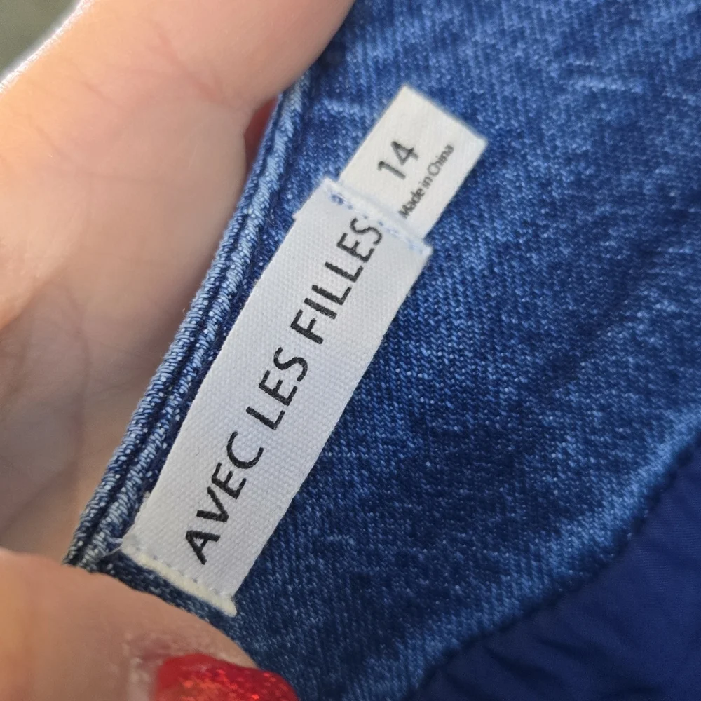 Avec Les Filles Denim Mini Dress - Picture 8 of 9